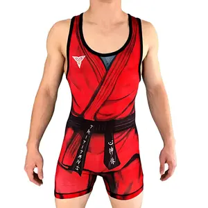 Shin Akuma Street Fighter Reversible wrestling Singlet | Freestyle & Greco