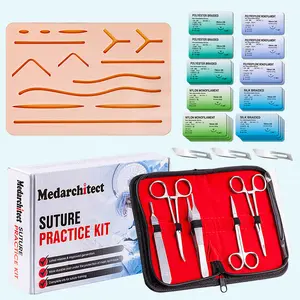 Medarchitect Suture Practice Complete Kit,suitable for medical students and also makes a great gift. Surgical Equipment
