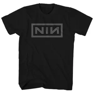 Nine Inch Nails T-shirt: Gray NIN logo Unisex rock band tee
