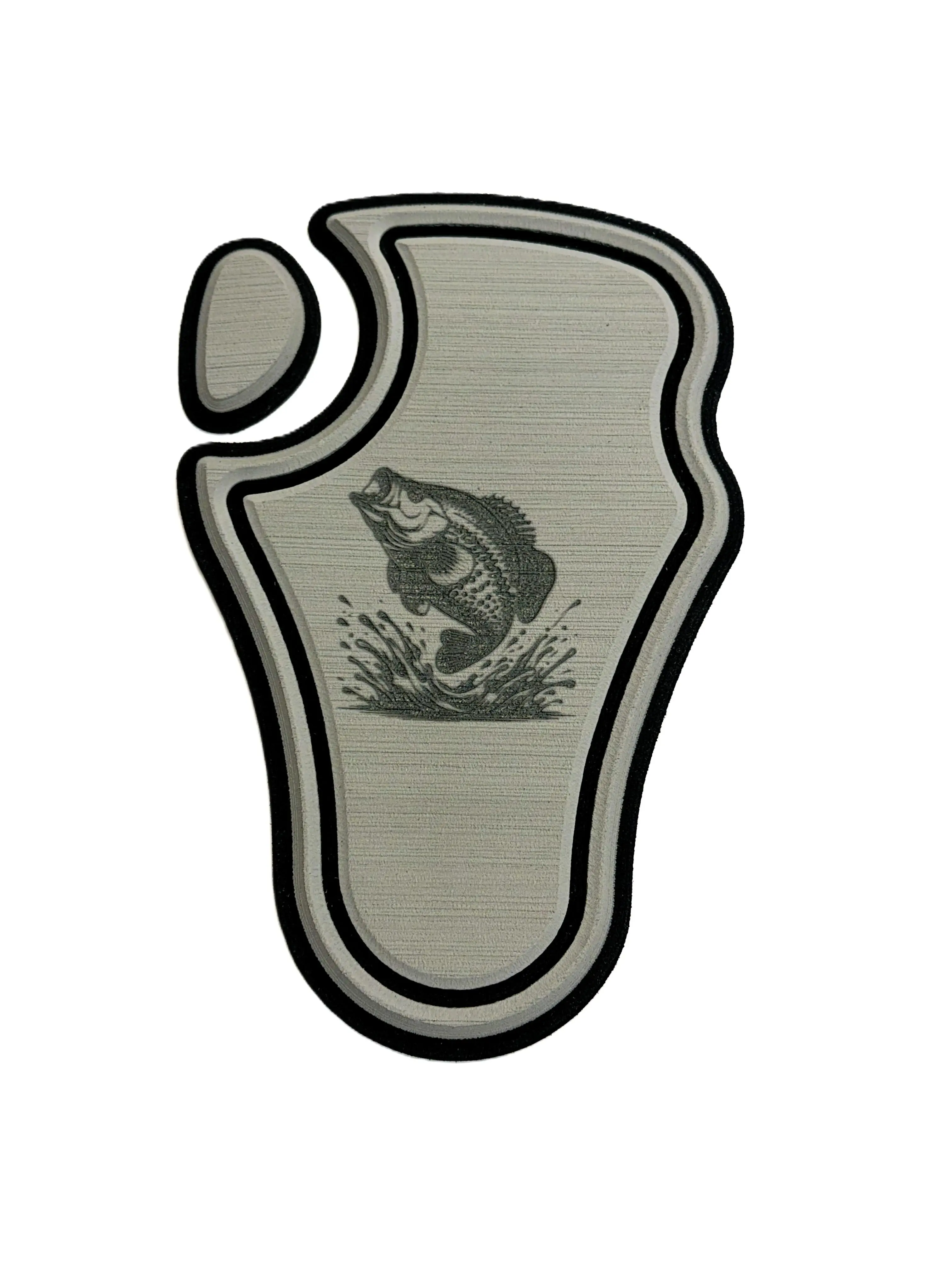 Minn Kota Ultrex Trolling Motor Pedal Pad 6.5"x10" Crappie Soft Cushion Non-Skid, Easy Peel & Stick Application, VORTEX TROLLING MOTOR PEDAL PAD
