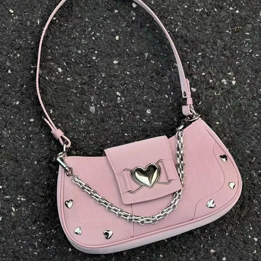 Sweet Girl's Underarm Bag, Versatile and Unique Design, Single Shoulder Crossbody Bag