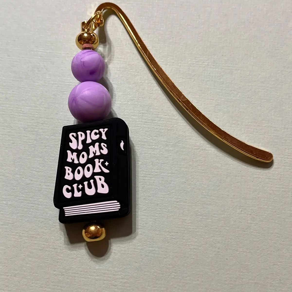 Spicy Moms Book Club Hook Bookmark - Fun and Sassy, Perfect for Book Lovers