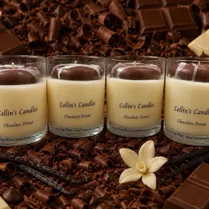 Chocolate Donut Candle