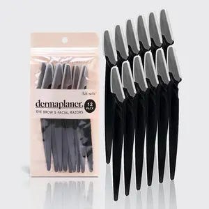 Dermaplaning Tool 12pk | Eco-Friendly Black Dermaplaning Tool 12pk | Eco-Friendly Black