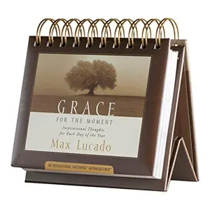 USED Book - DaySpring - Max Lucado - Grace For The Moment: Inspirational Thoughts for Each Day of the Year - Perpetual Calendar (16755) by Max Lucado (Spiral-bound) - english