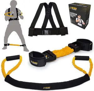 Boxing Resistance Bands Set for Shadow Boxing, Comes with Ankle Cuffs | Ideal Addition to Your Home Boxing Equipment