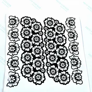 Glitter Temporary Henna Tattoo Stencils - Unique Design, Suitable for Backhands, Fingers, Weddings and Festivals (Beauty & Personal Care Skincare Tool)