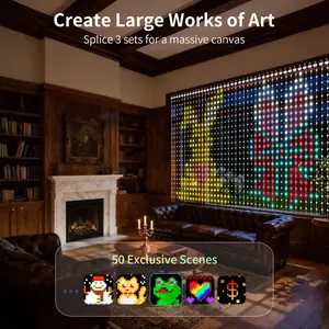 1pc rabbit Gift Smart Curtain Light,Starry Sky Fairy Lamp,App control,USB interface,RGB lighting,Customizable Led Lights,400 Leds,Available in 3FT/6FT,DIY Designs, Indoor Outdoor,Valentine's Day, Wedding, Anniversary Decorations