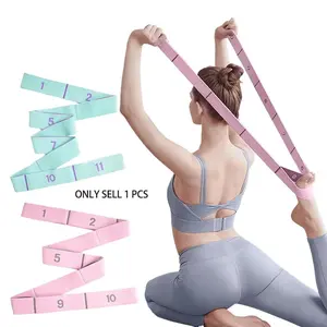 10 Ring Stretch Bands for Yoga, Pilates, Ballet, Physical Therapy, Flexibility Training, Leg Stretches, Durable Exercise Equipment