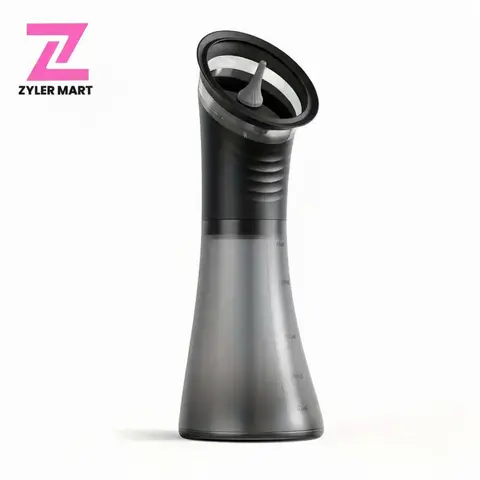 Rechargeable Silicone-Plastic Ear Wax Removal Tool - Ear Canal Cleaner with 2-in-1 Water Tank, 1-Piece Waste Tank, Water Temperature Sensor, 3 Pressure Levels, 2000mAh Built-In Batteries, LED Screen, Customized Use, Best Gift Choice for Professional Care