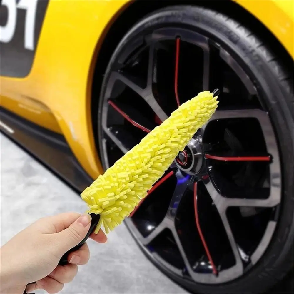 Car Tire Rim Cleaning Brush, Car Wheel Cleaning Tool, Car Wheel Cleaning Brush Tool