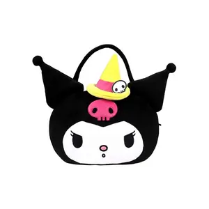 Hello Kitty Kuromi Plush Treat Pail