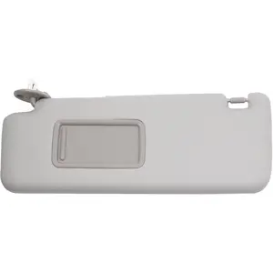 Dasbecan Front Left Driver Side Sun Visor with Vanity Light Compatible with Toyota 4Runner 2010-2023 Replaces #   74320-35A91-B1 (Gray)
