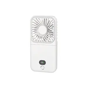 Portable Handheld Fan, 4 Speed with Makeup Mirror, phone Stand for Desktop, Rechargeable Mini gifts for Women Girls