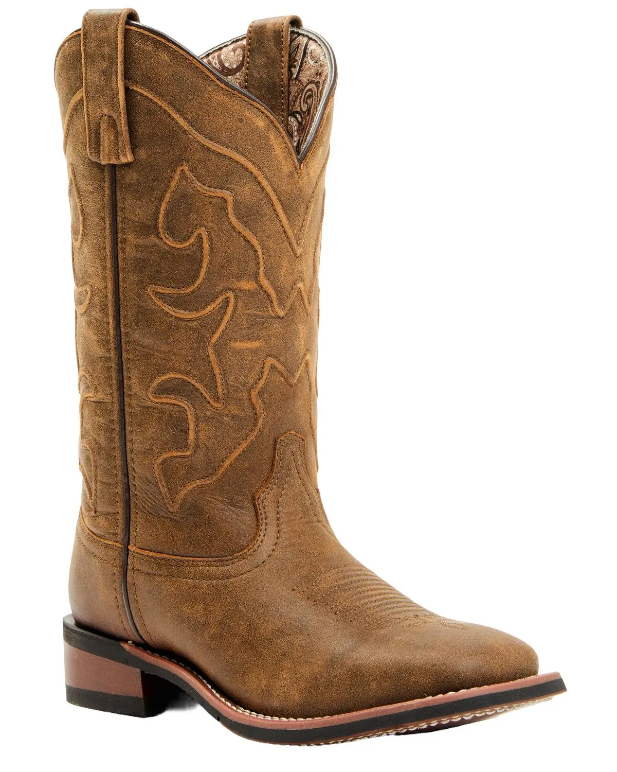 Laredo Women's Women'S Megan Western Boot Broad Square Toe - 3119
