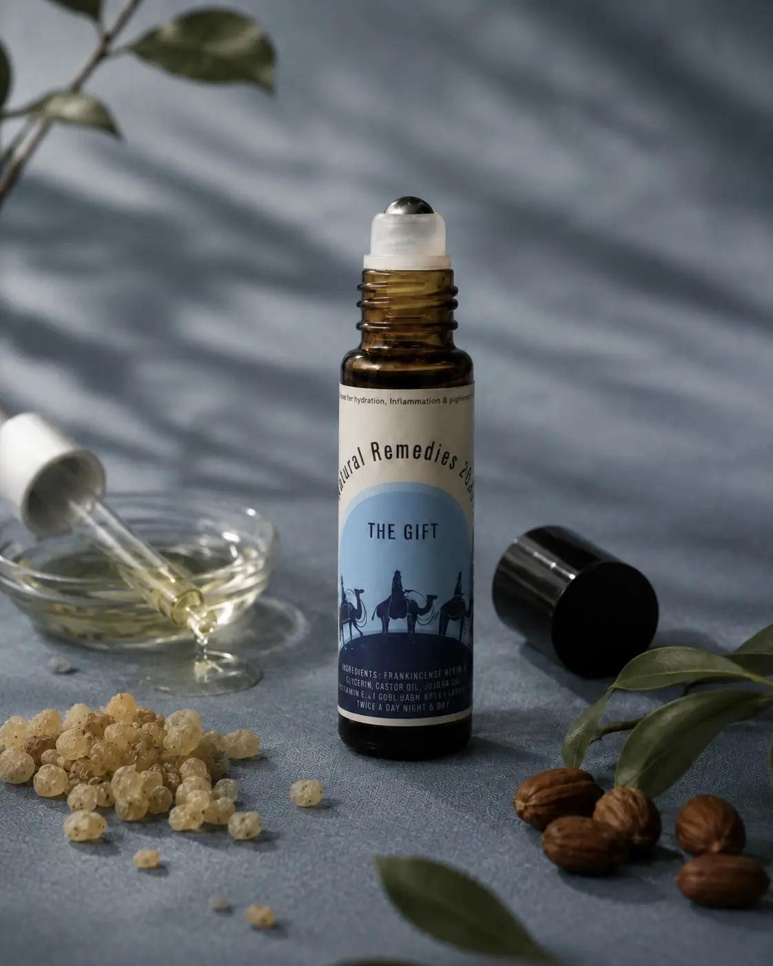 The Gift Serum, Scented Aroma Skincare Essence for Radiant Skin, Oil-Based Formula to Lighten Dark Spots
