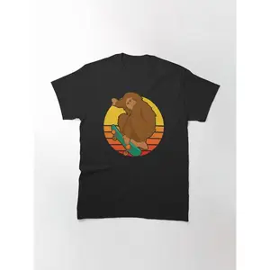 Bigfoot Time For Skateboarding Classic T-Shirt