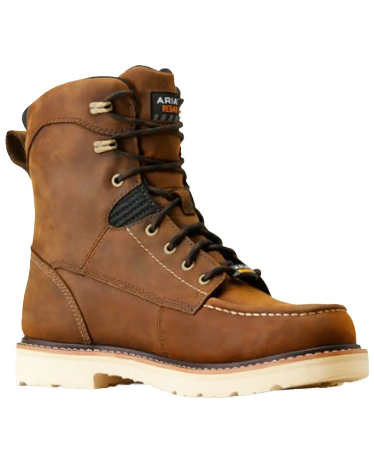 Ariat Men's Men'S Rebar Lift 8" Waterproof Lace-Up Work Boot Moc Toe - 10047029