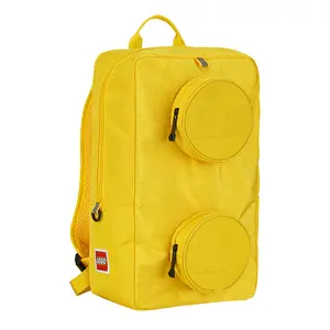 LEGO Water-Resistant Polyester Backpack for Men and Women in Yellow