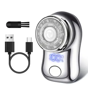 Unisex Mini Hair Trimmer, Portable Travel Beauty Tool, Precision Edges, Gentle on Sensitive Skin, Cordless Shaver, Perfect Gift