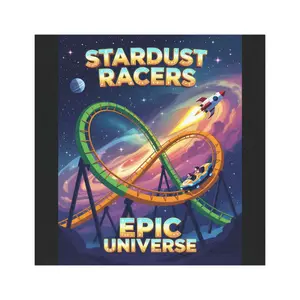 Stardust Racers Car Magnets, Epic Universe Theme Park Magnet, Universal Studios Orlando Decor, Space Racers, Roller Coaster Magnet,