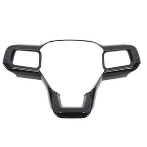 For 2024+ Ford Mustang Interior Steering Wheel Cover Panel Trim Car Interior Accessories decorative auto decoration decoration kit durable vehicle decor accessory decorative sticker insert design accessory