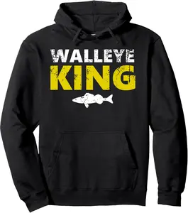 Walleye King - Walleye Fishing Hoodie