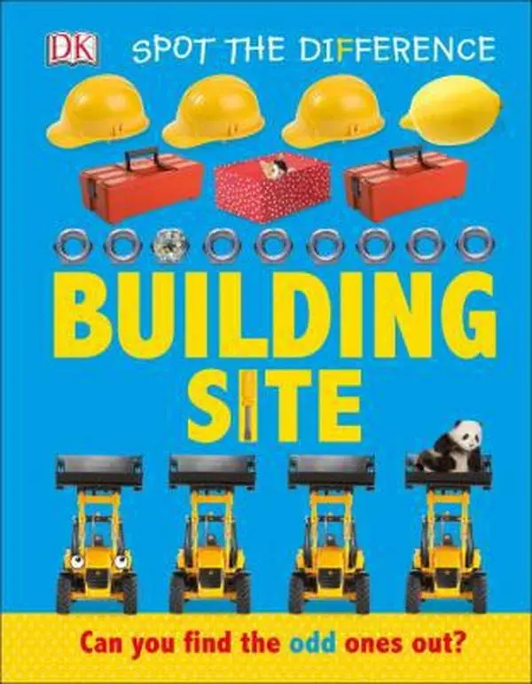 USED Book - Spot the Difference: Building Site by DK (Board book) - english