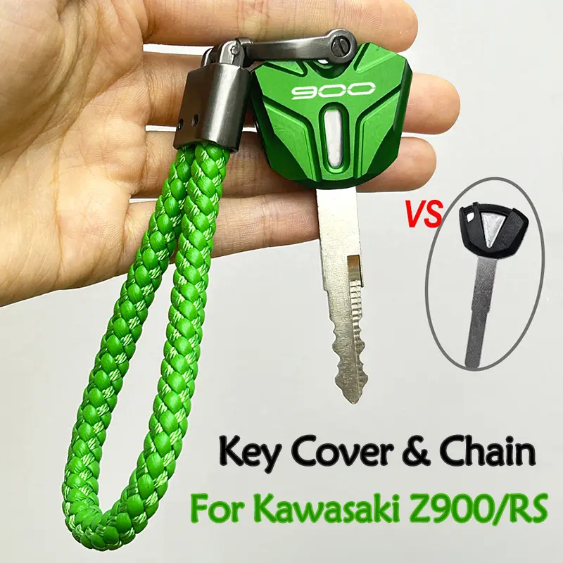 2025 For kawasaki Z900 RS SE Z900SE Z900RS Z 900 2017-2024 Accessories Motorcycle CNC Key S Protector Key Case Cover & Chain