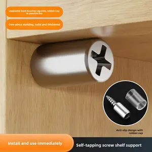 No Drill Cross Shelf Support Nails All In One Adjustable Layer Board Holder