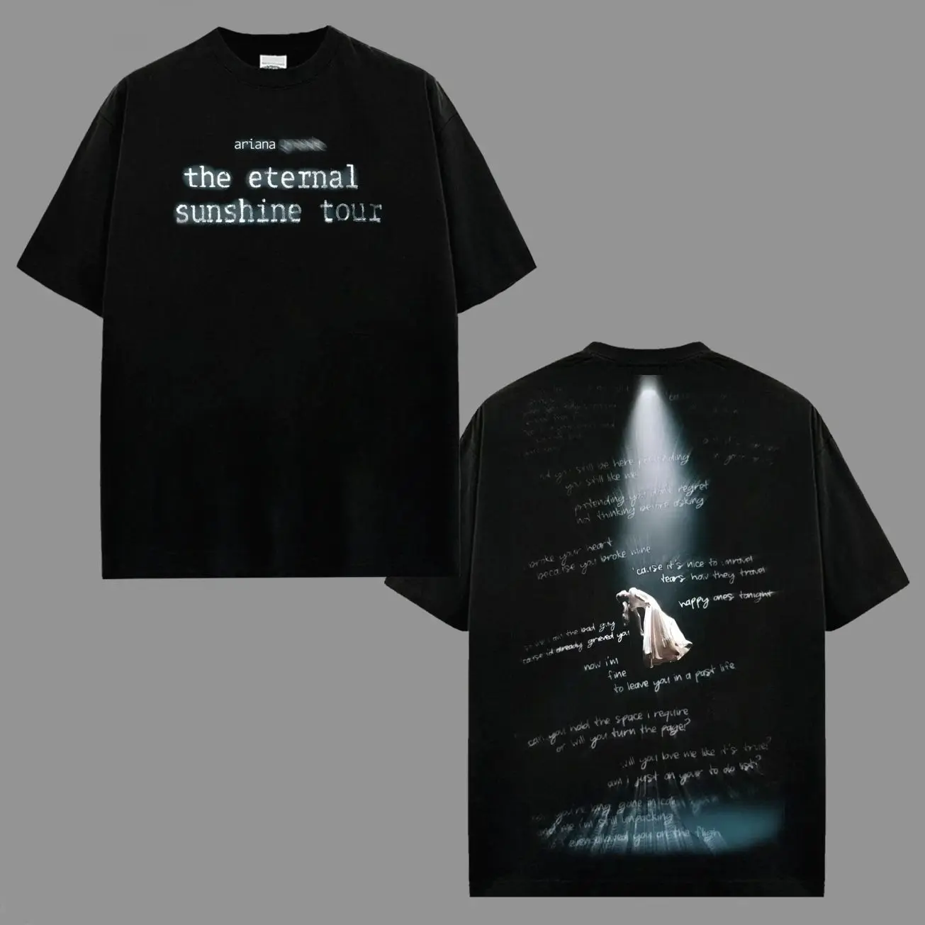 Retro Ariana - Eternal Sunshine Tour 2026 Hate That I Made You Love Me Graphic Vintage Petal Album Tee High-Quality Unisex Cotton Shirt Petal Merch Graphic Tee Gift for Ariana Fan K6W