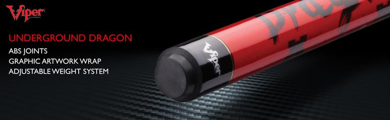 Viper Underground Dragon Billiard/Pool Cue Stick