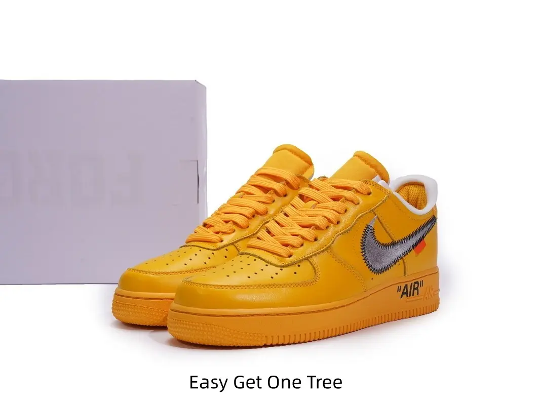 Vibrant Mustard Yellow Silver Stitched Logo Deconstructed Low Top Skate Sneakers Unisex, Smooth Leather Upper & Cushioned Foam Midsole #SkateShoes #StreetSneakers #SummerKicks