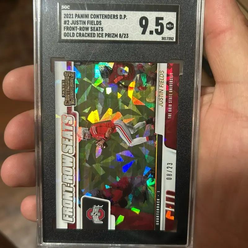 Justin fields cracked ice /23