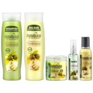 BOE Mayoliva Shampoo + Balsam 11oz + Treatment 8oz + Gotas 2oz + Crema 4oz wFNF