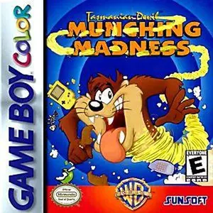Tazmanian Devil Munching Madness - Gameboy Color Game (Retro Fam)