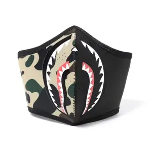 Bape Shark Ski Mask Black/Yellow Camo