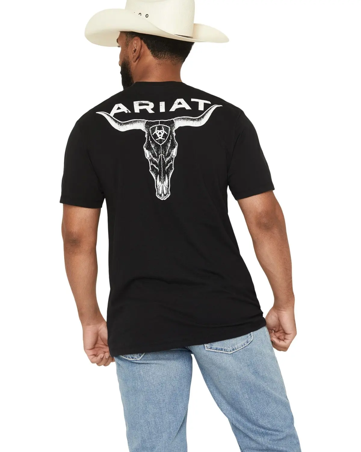 Ariat Men's Men'S Stiplle Steer Short Sleeve Graphic T-Shirt - 10058431