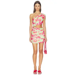 AFRM Sinclair Dress in Floral Dot