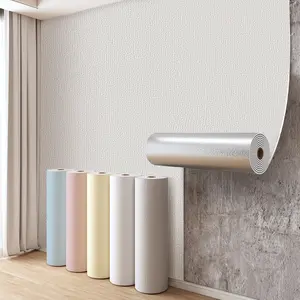 Self-Adhesive 3D Foam Wallpaper Patch, Waterproof Thick Vinyl Peelable Wall Panel, Easy Clean & Cut, Seamless Pattern for Home Decor Living Room