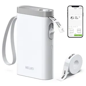 NELKO P21 Bluetooth Thermal Label Printer, Portable Label Printer, Thermal Printer for Organization, Home and Office