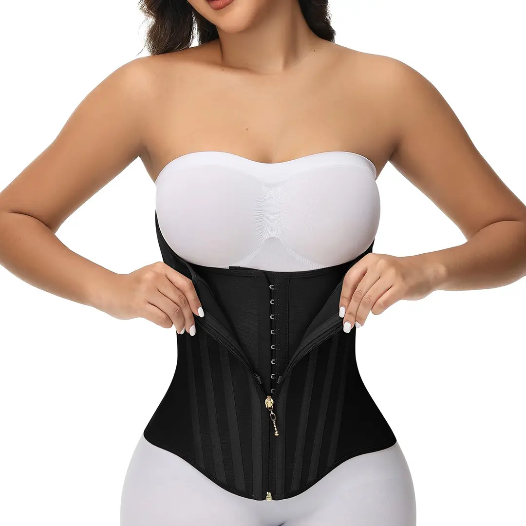 Women's Compression Waist Shaper - Body Shaper Girdle, Athletic Sportswear Activewear with Adjustable Shoulder Straps, Minimalist Workout Shapewear comfortable
