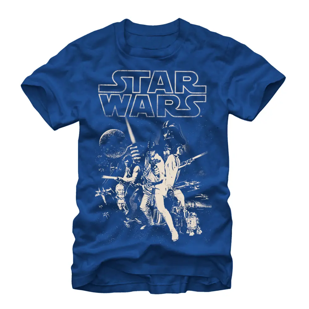 Men's Star Wars Classic Poster T-Shirt Men's Star Wars Classic Poster T-Shirt