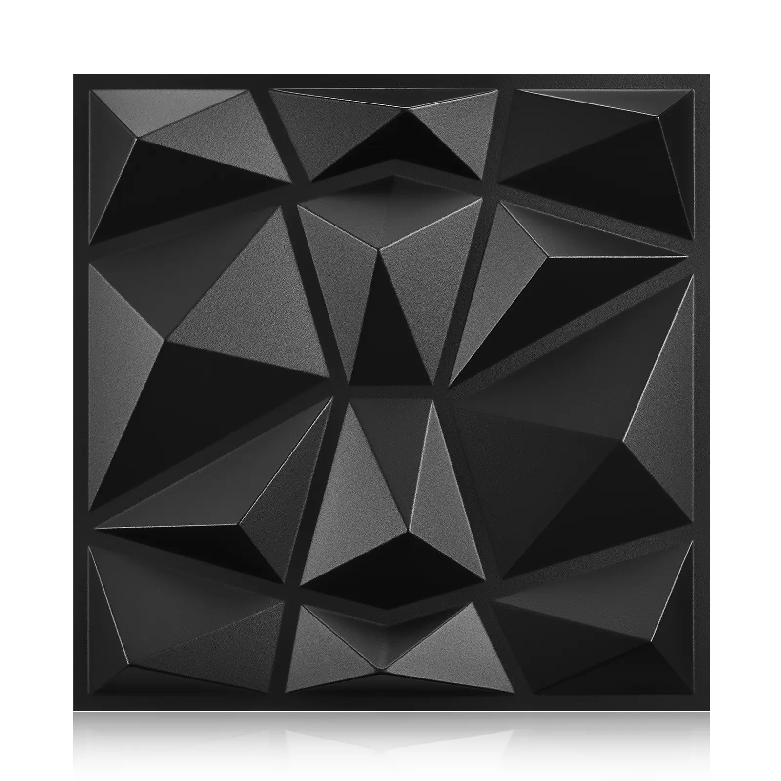 Aadesh PVC Plastic 3D Wall Panels, Waterproof and Fire-Resistant, 11.8x11.8 Inches, Ideal for Living Rooms, Bedrooms, Hotels, Offices