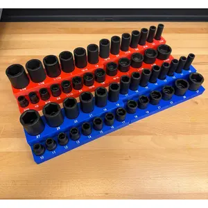 Harbor Freight Icon 1/2&Quot; Impact Sae + Metric Socket Organizer (Deep & Shallow)