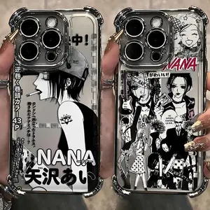 Cartoon New Anime Oosaki Nana Plating Case For iPhone17promax 16 15 14 13 12 11 Pro Max  Anti-Fall Airabag Back