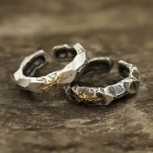 Self-discipline ring Wishing stone ring Couple ring Accessories