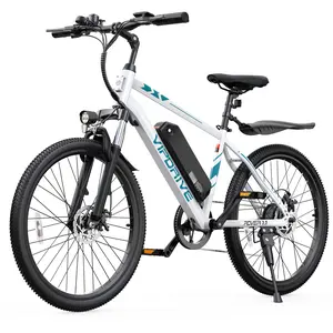 VIPDRIVE Adult Electric Bike | 24-inch | 750W | 48V 7.8Ah removable battery | Range up to 40 miles | Top speed 20 mph | Front suspension | UL 2849 certified