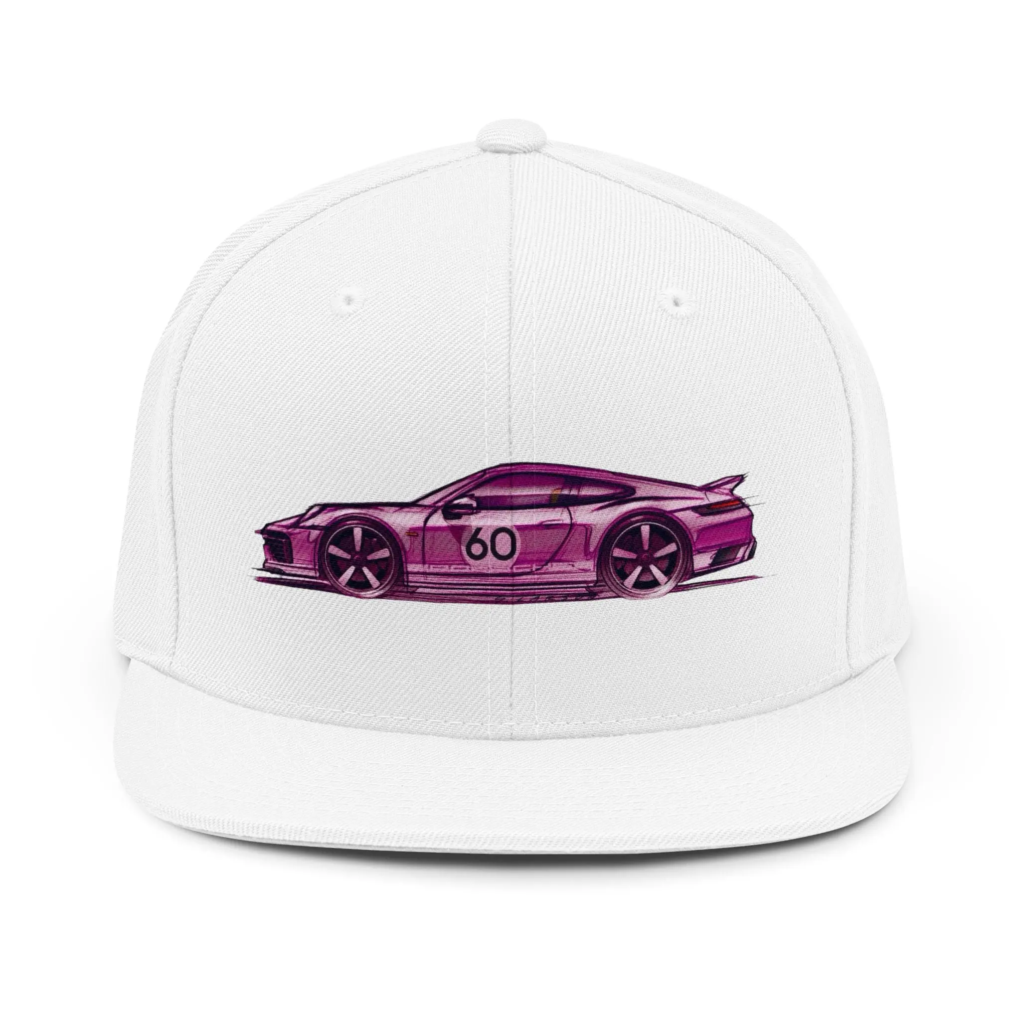 Quinns Dream Garage Porsche 911 Turbo S Pink Snapback Hats