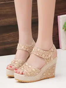 Women's Fashionable Wedge Sandals, Casual Comfortable Platform Sandals for Summer, Female All-match Peep Toe Sandals for Daily Wear, Wedge Shoes